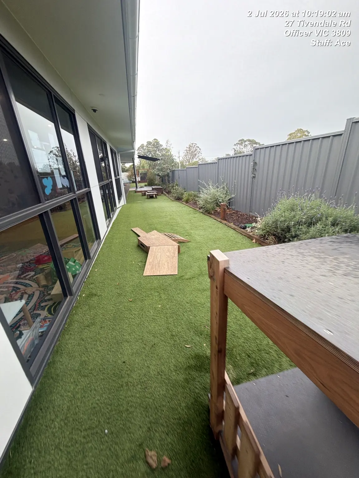 Completed Little Buzz grounds maintenance project